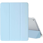 FONU Shockproof Folio Case iPad 9 / iPad 8 / iPad 7 - 10.2 inch - Pencil houder - Licht - Blauw