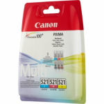 Canon Multipack CLI-521 C/M/Y 3x9ml 2934B010 Replace: N/A