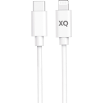 XQISIT oplaadkabel Lightning/USB-C 1m (Wit)