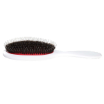 Lenoites Hair Brush Wild Boar with pouch and cleaner tool White