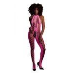 Le Desir Catsuit Met Halternek - Roze