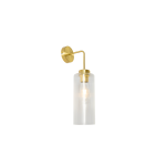 QAZQA Art Deco wandlamp met glas - Laura - Goud