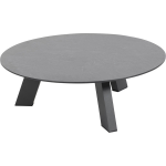 4 Seasons Outdoor 4 Seasons Cosmic loungetafel Ø78 x 25 cm - slate antraciet