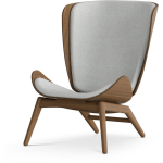 Umage The Reader houten fauteuil donker eiken - Sterling - Grijs