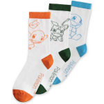 Difuzed Pokémon - Starters Crew Socks (3Pack)