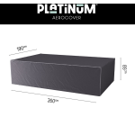 AeroCover loungeset hoes 260x190x85 - Grijs