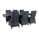 Oosterik Home Dining set East Haven Midnight Grey -