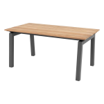 4SO Taste Salix High Coffee Tafel Teak Antracite 120 x 64 x 55 cm -