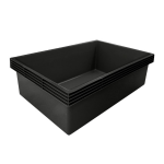 Ubbink Victoria Quadro 7 zwart container 980l 60x175x118 cm -