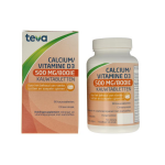 Teva Calcium / Vitamine D 500mg/800IE kauwtablet