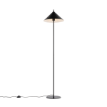 QAZQA Design vloerlamp - Triangolo - Zwart