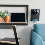 Frandsen Ball wandlamp met usb-poort mat - Zwart