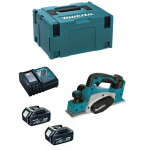 Makita Cepillo DKP180RTJ (2 x 5,0 Ah + DC18RC + makpac 3)