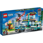 Lego 60371 City Hoofdkwartier Van Hulpdienstvoertuigen