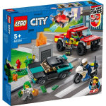 Lego 60319 city brandweer en politie achtervolging
