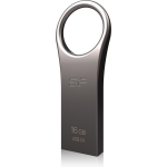 Silicon Power Jewel J80 - USB-stick - 16 GB - Silver