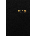 Royal Jongbloed Bijbel (HSV) met psalmen - zwart leer met goudsnee, rits en duimgrepen