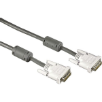 Hama DVI-naar-DVI-kabel Dual-link 3 sterren 1,8m - Grijs
