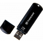 Transcend JetFlash 750, 16GB 16GB USB 3.0 USB flash drive - Zwart