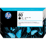 HP 80 - Inktcartridge / / 350 ml (C4871A) - Zwart