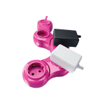 QUIRKY Pivot Power Pop - Flexibele Stekkerdoos - - Roze