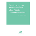 Sanctionering van informatieplichten uit de Richtlijn consumentenrechten