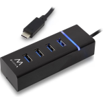 Ewent EW1137 4-Poorts USB Hub Type-C - Zwart