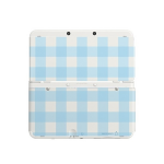 Coverplate Ruit New N3DS - Blauw