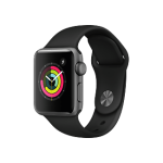 Apple Watch Series 3 38mm Space Gray Aluminium/ - Zwart