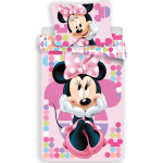 Disney Minnie Mouse Dekbedovertrek - Eenpersoons - 140 X 200 Cm - Polyester - Roze
