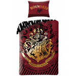 Harry Potter Dekbedovertrek Wizardry - Eenpersoons - 140 X 200 Cm - Katoen - Rood