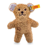 Steiff Mini Teddy Bearh Rustling Foil And Rattle, Brown - Wit