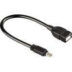 Hama USB-naar-mini-USB adapter 3 sterren 0,20m