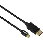 Hama Mini-displayPort naar dispayPort-kabel 3 sterren 1,8m - Zwart