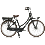Vogue Elektrische fiets Elite MDS dames mat 50cm 468 Watt - Zwart