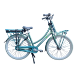 Vogue Elektrische fiets e-Elite dames mint 50cm 468 Watt - Blauw