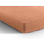 Home Care Jersey Hoeslaken - Pastel 160/180 x 200 cm - Oranje