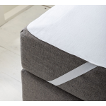 Presence Waterdichte Matrasbeschermer Flanel 90 x 220 cm - Blanc