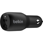 Belkin Dual USB-C Power Delivery Car Charger 36 Watt - Negro
