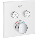 Grohe SmartControl afbouwdeel voor inbouwkraan thermostatisch met omstel v. 2 functies vierkant 29156ls0 - Blanco