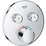 Grohe SmartControl afbouwdeel voor inbouwkraan met omstel v. 2 functies rond chroom 29145000