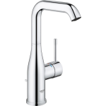 Grohe Essence New wastafelkraan L size met hoge draaibare uitloop met trekwaste EcoJoy chroom 32628001