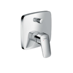 Hansgrohe Logis afbouwdeel voor inbouw badkraan met omstel voor I box universeel inbouwdeel chroom 71405000