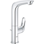 Grohe Eurostyle New 1 gats wastafelkraan L size met waste chroom 23569003