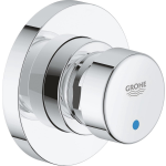 Grohe Euroeco Cosmopolitan S inbouw douchekraan zelfsluitend 1/2 blauw/rood chroom 36268000