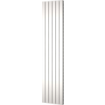 Plieger Cavallino Retto designradiator verticaal dubbel middenaansluiting 2000x602mm 1716W 7255369 - Wit