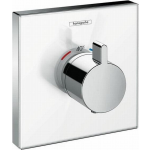 Hansgrohe ShowerSelect Glass afbouwdeel voor inbouw thermostaat Highflow wit/chroom 15734400