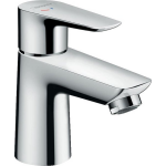 Hansgrohe Talis E 1 gats wastafelkraan 80 CoolStart met waste chroom 71703000