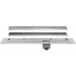 Easy drain Easydrain Multi TAF afvoergoot enkele plaat 110cm met Zero design rooster RVS edmtaf1100 - Silver