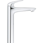 Grohe Eurostyle New 1 gats wastafelkraan XL size met gesloten greep chroom 23719003